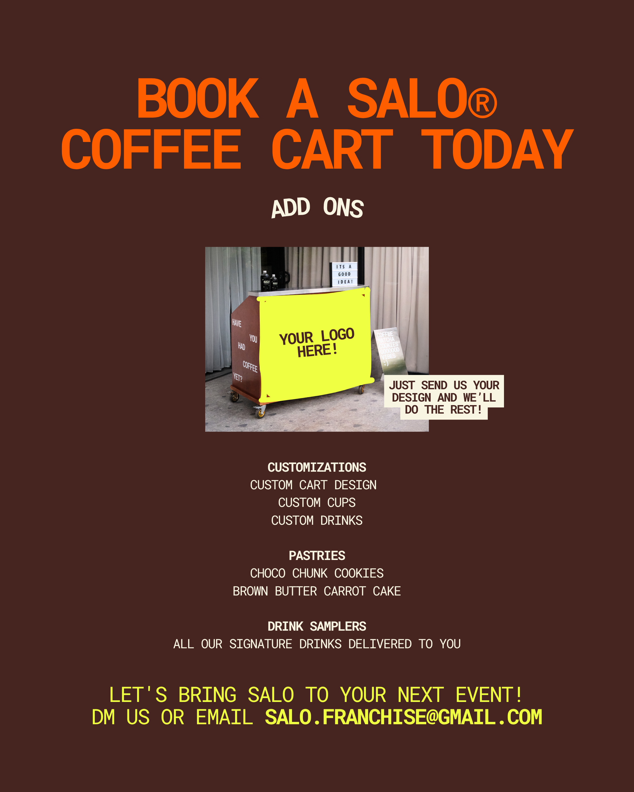 SALO® COFFEE CART