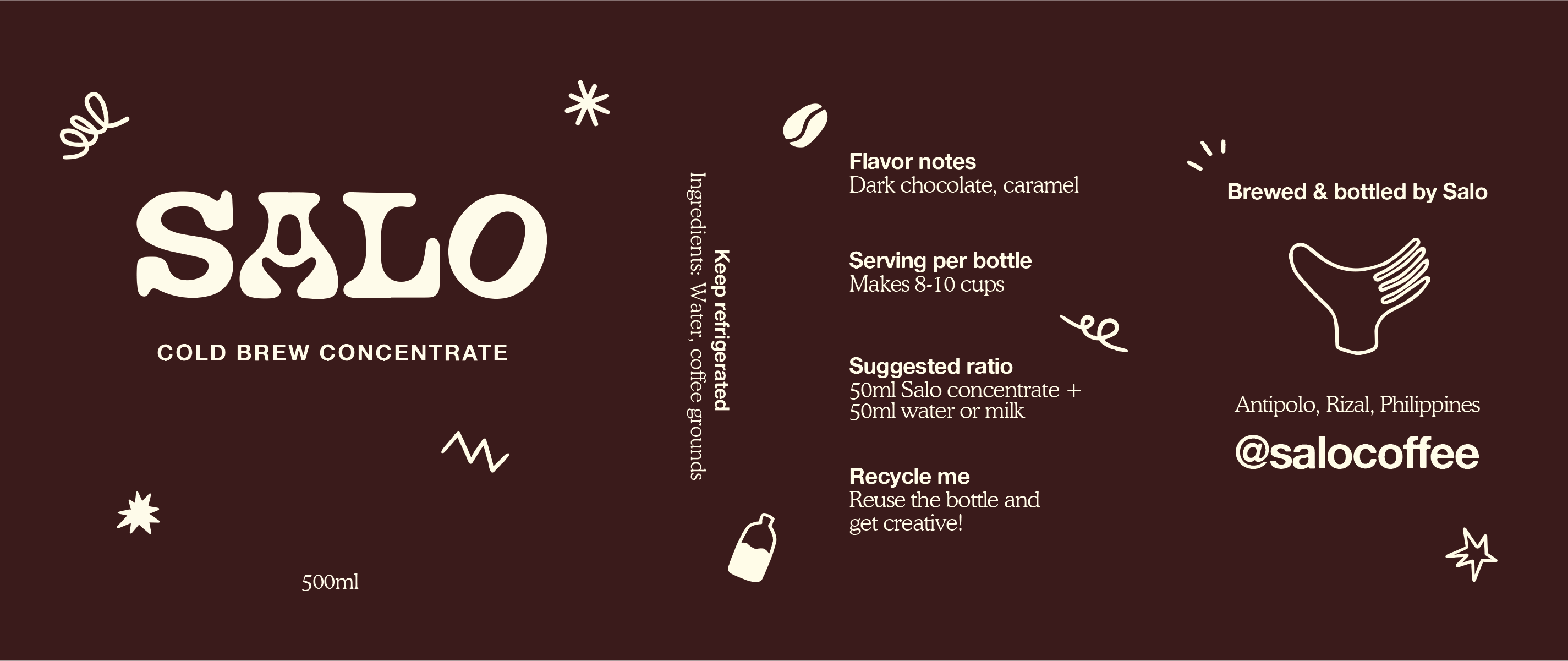 SAMPU - 500ml Cold Brew Concentrate